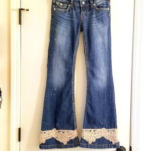 Upcycled gypsy, bohemian jeans